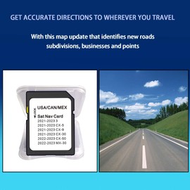 CX-30 Latest Navigation SD Card Map Update, TD2K66EZ1B Navigation Accessories for CX-5 3 CX-9 2021-2023, 2022-2024 CX-50, 2022-2023 MX-30