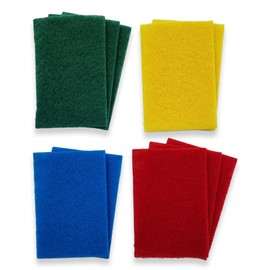 Heavy Duty Scouring Pads – Pack of 8 – Tough and Effective – Extra Durable and Great for SCRUBBING
