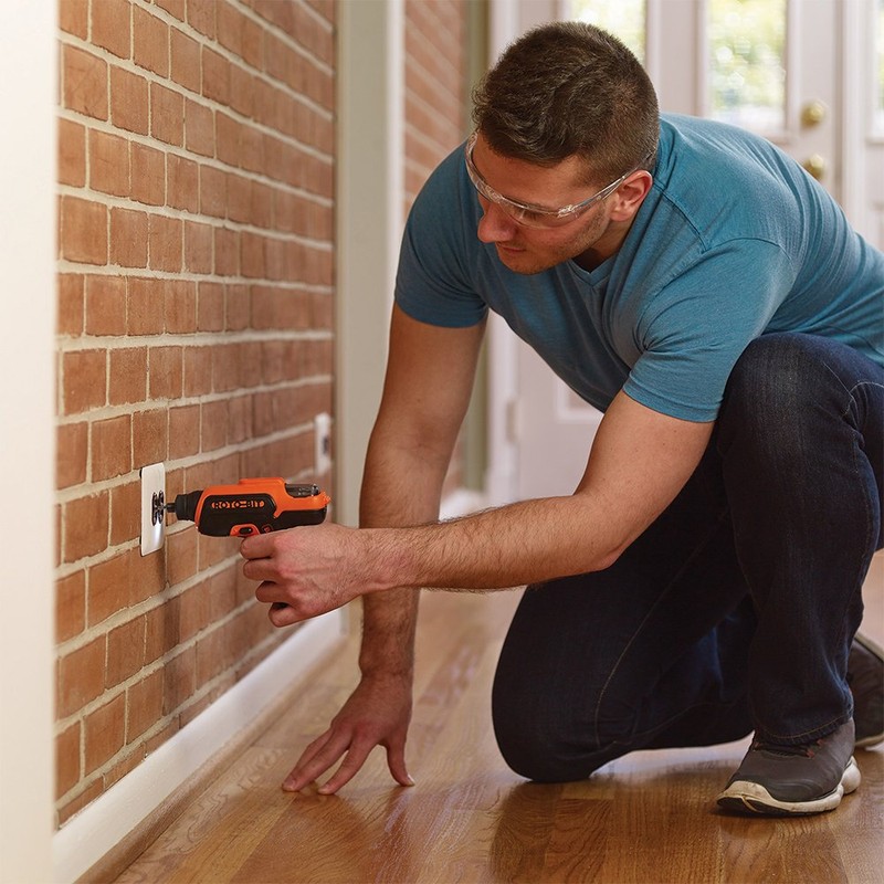 BLACK+DECKER CS36BSC-GB 3.6V Roto-Bit Storage Screwdriver - Orange (1-Piece)