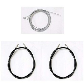 Nova Medical Products Brake Cables with Covers: Nova Rolling Walkers (2-54" Cables / 2-35" Covers) 2 Cables & 2 Covers