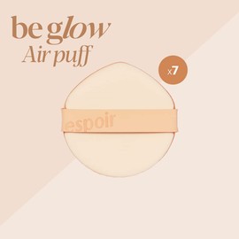 ESPOIR BE GLOW NEW CLASS AIR PUFF 7EA | Flawless Face Makeup Fast and Easily | Makeup Sponge Applicator Air Cushion Powder Puff for Liquid Foundation, Cream, Powder, Concealer | Korean Base Makeup