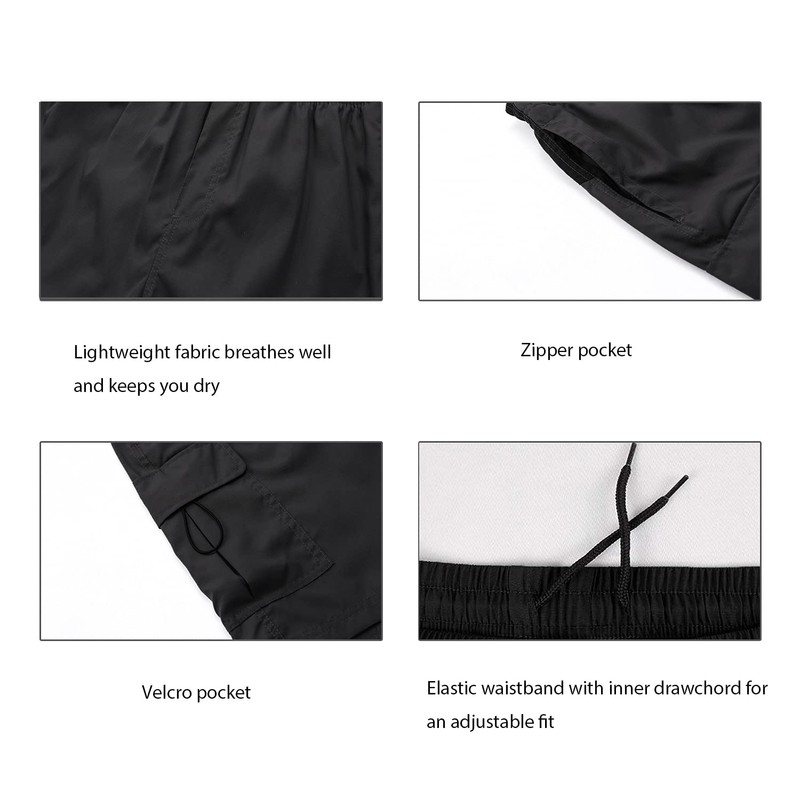EZRUN Pantalones cortos de ciclismo de montaña acolchados 3D para
