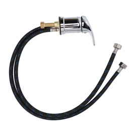 Shampoo Bed Faucet Electroplating Corrosion Resistant Smooth Zinc Alloy Mixing Valve Shampoo Bowl Faucet Professional for Hairdressing Salon