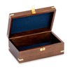 NKlaus Maritime Treasure Chest Box Real Wood and Brass 18.5