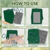 CHGCRAFT 16 Sheets 16 Styles Plants Polymer Clay Texture Mat