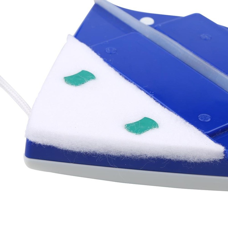 Limpiador de vidrio magnético de plástico, herramienta de limpieza de