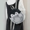 WisePoint Penguin-shaped Mini Backpack Purse, Cute Women's Backpack Purse Small