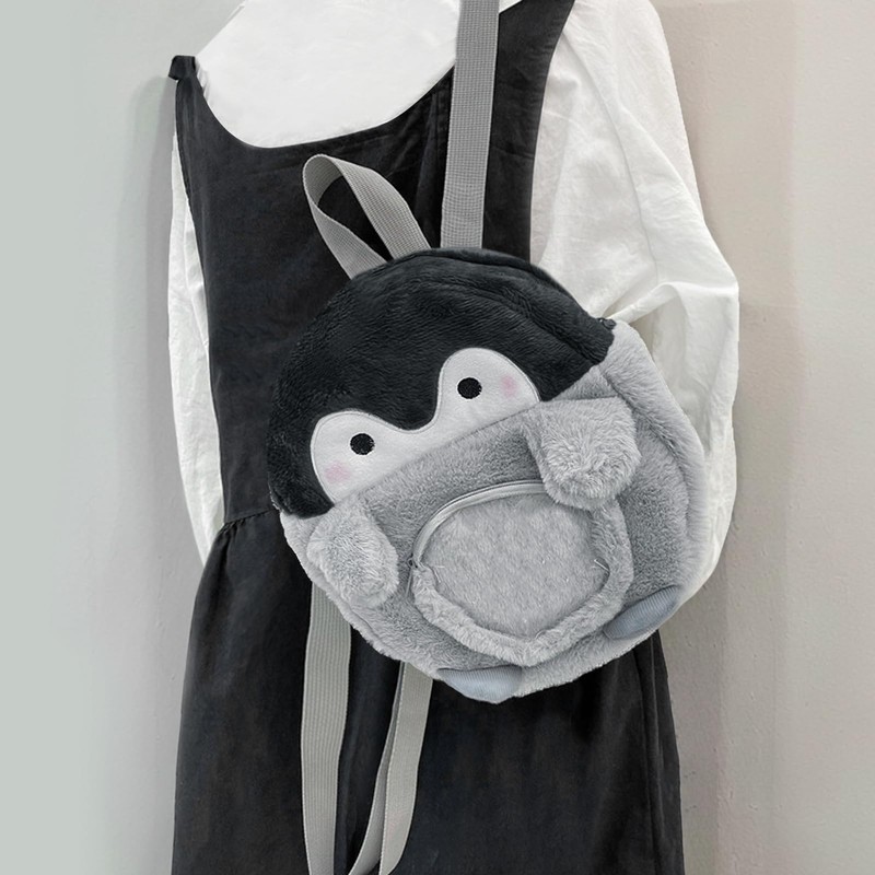 WisePoint Penguin-shaped Mini Backpack Purse, Cute Women's Backpack Purse Small
