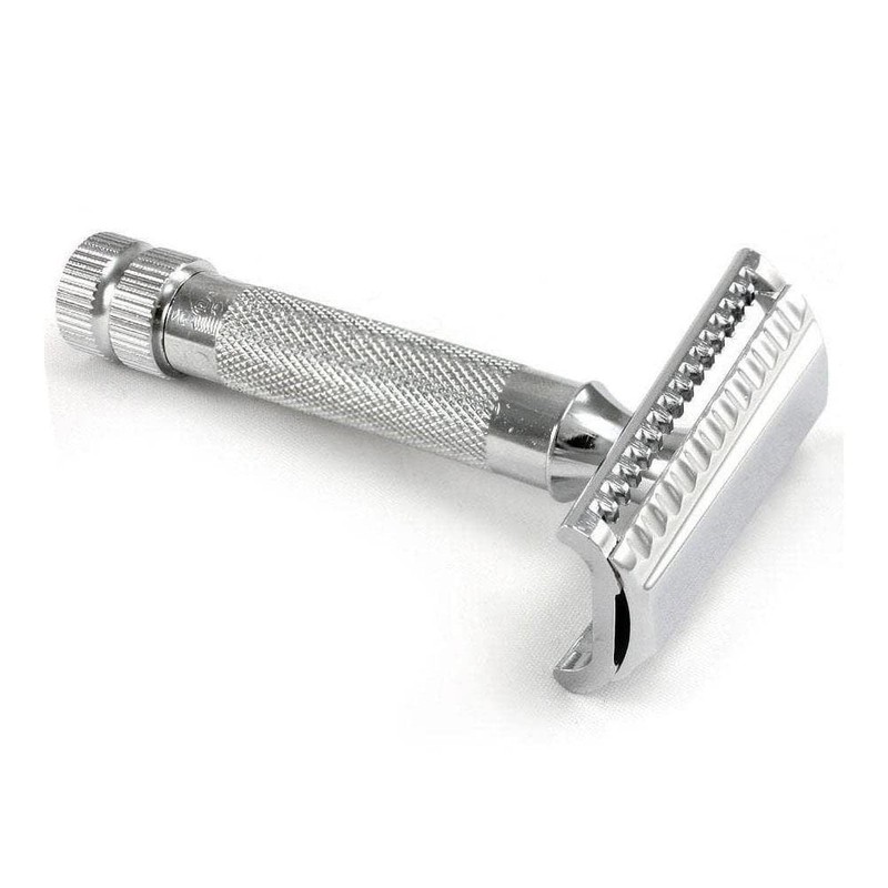 Merkur of Solingen Chrome Slant Safety Razor 37 - No