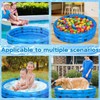 Piscina Inflable Redonda De 3 Niveles Para Niños 13035 Cm