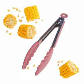 Starpack 'Get a Grip' Silicone Kitchen Tongs for Cooking 9 Inch - BBQ Tongs for Grill Heat Resistant to 600°F - Stainless Steel Tongs with Non Stick Silicone Tips - Silicone Tongs for Serving Food