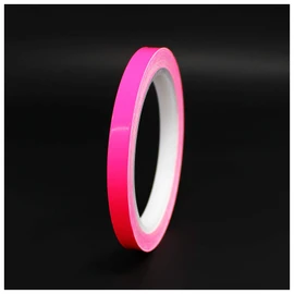 Finest Folia Decorative Shiny Strips for Car, Motorcycle, Boat, Model Making, Silver, Chrome, 10 Metres, neon pink