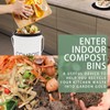 Vipush Compost Bin with Lid Small Countertop Compost Bin includes