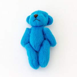 NEW Cute And Cuddly Little BLUE Teddy Bear X 1 - Gift Present Birthday Xmas