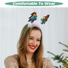 Healvian Christmas Tree Headband for Xmas Accessories Lightweight Holiday Hairband