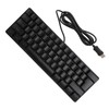 USB Wired Gaming Keyboard 60 Percent RGB Backlight 61 Keys