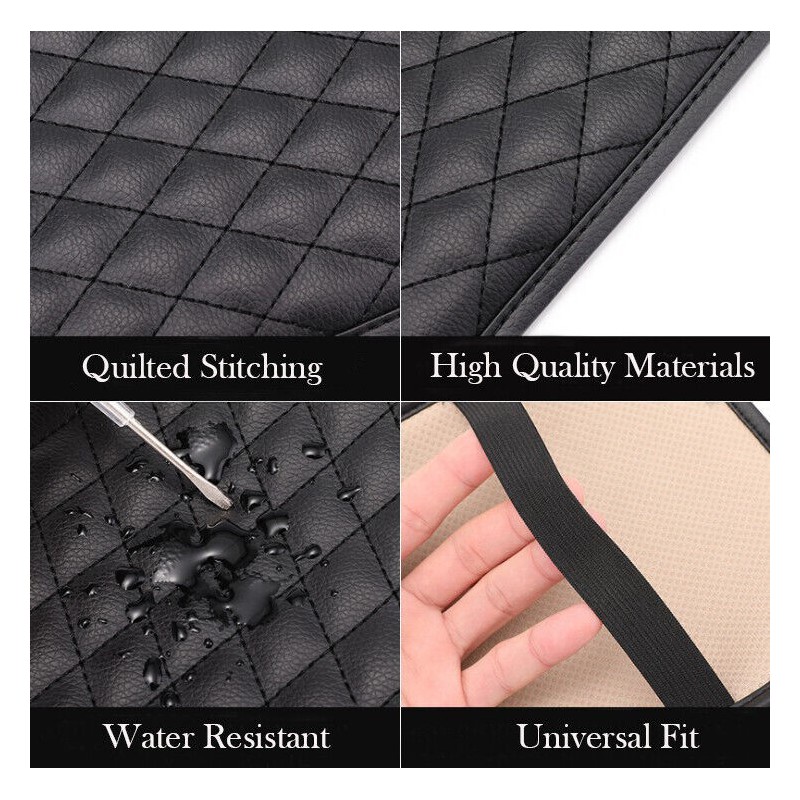 Unbranded Universal Car Center Console Box Armrest Cushion Cover PU