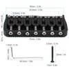Electric Guitar Bridge 7 Strings GA891 Fixed Musical Accessories Black