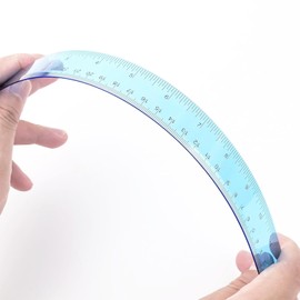 24 Pcs 12 Inch Plastic Rulers Set, Inches & Metric Clear Ruler with Inches and Centimeters Assorted Color Ruler Clear Ruler for School, Home and Office (8 Colors)