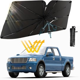 Auto Sonnenschutz Frontscheibe,145X84 cm Sonnenschutz Auto Frontscheibe,360° Rotations Faltbarer Sonnenschirm Für Auto,Auto Windschutzscheibe Sonnenschirm,Auto Sonnenschirm,Sonnenschutz Auto Innen(XL)