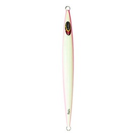 Nomad Design Deep Water Fishing - Erratic Action Trigger for Predators, Fast Sinking & BKK Jig Assist Hooks The Streaker 320G - 11 oz - Full Glow Pink