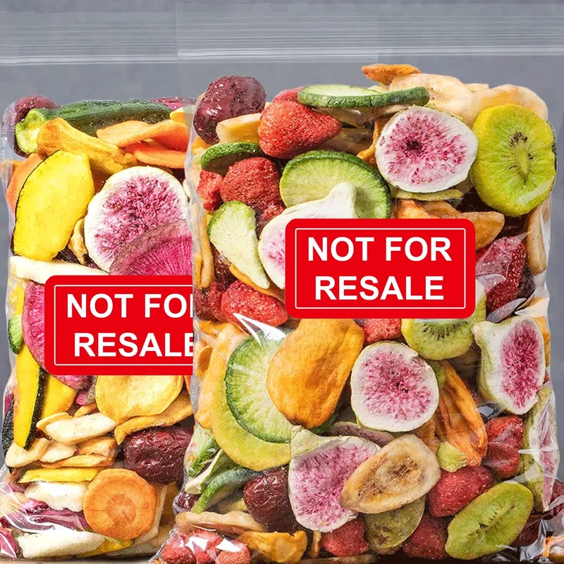 Not for Resale Stickers 1 x 2 Inch Not for