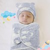 Manta Envolvente para Recién Nacido, Ajustable Bolsas de Dormir para