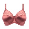 Elomi Cate Embroidered Full Cup Banded Underwire Bra (4030),42GG,Rosewood