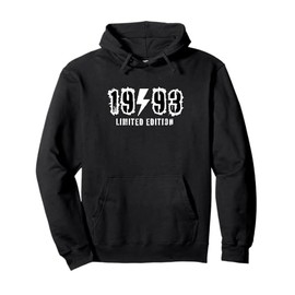 Vintage 1993 Limited Edition 32 Year Old 32nd Birthday Pullover Hoodie