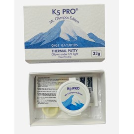 K5 PRO Mt. Olympos Edition UV‑Reactive 33g – New 2025 Version by CSGR | >15 W/m·K | Ideal for GDDR6 & GDDR7 VRAM | Non‑Conductive Thermal Putty