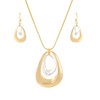 Madison Tyler Jewelry Set for Women|Gold and Silver Two-Tone Pendant