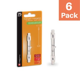 Xtricity T3 J Base Type Bulb Double Ended RSC Base Halogen Light Bulbs 250 Watt, 3000 Lumens, 130V, 2700K Soft White, Dimmable, 78 MM, (6 Pack)