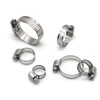 ZIPCCI Hose Clamp, 25 Pack Stainless Steel Worm Gear fuel