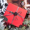 WRAPAHOLIC 100 Pcs Metallic Black Gift Bow Assortment - 1
