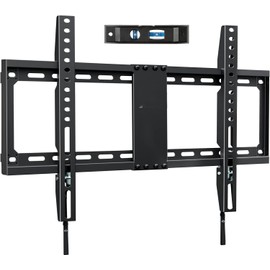 GulfDealz Fixed TV Wall Mount Bracket for 42-84 Inch TVs, Low Profile Design, VESA 600x400mm, 132 lbs Capacity, Fits 16-24" Studs