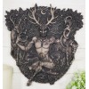 Ebros Wicca Horned God Cernunnos Wall Plaque Masculine Divinity Neopaganism