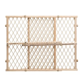 Evenflo Position & Lock Value Adjustable Wood Baby Gate, Fits Openings 26 - 42 in. Wide