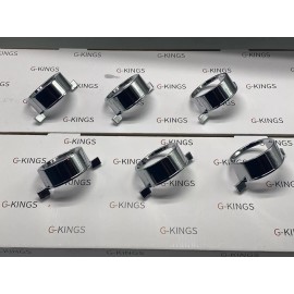 KK 1964 Impala Ful-Size Tail Lamp Back Up Lens Chrome Bezel Set of 6