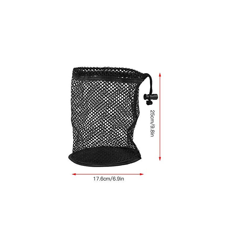 Dwawoo Golf Ball Mesh Bag, Nylon Golf Ball Drawstring Holder