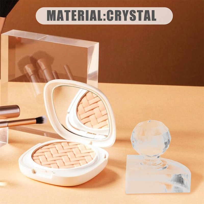 FOMIYES 2pcs Eyeshadow Platen Tool Cosmetics Stamper Eye Shadow Stamper