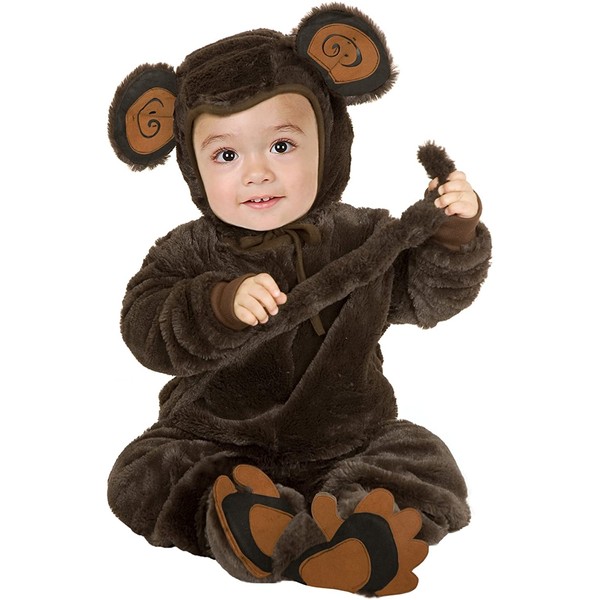 Rubie's Charades Child's Plush Monkey Costume, Toddler