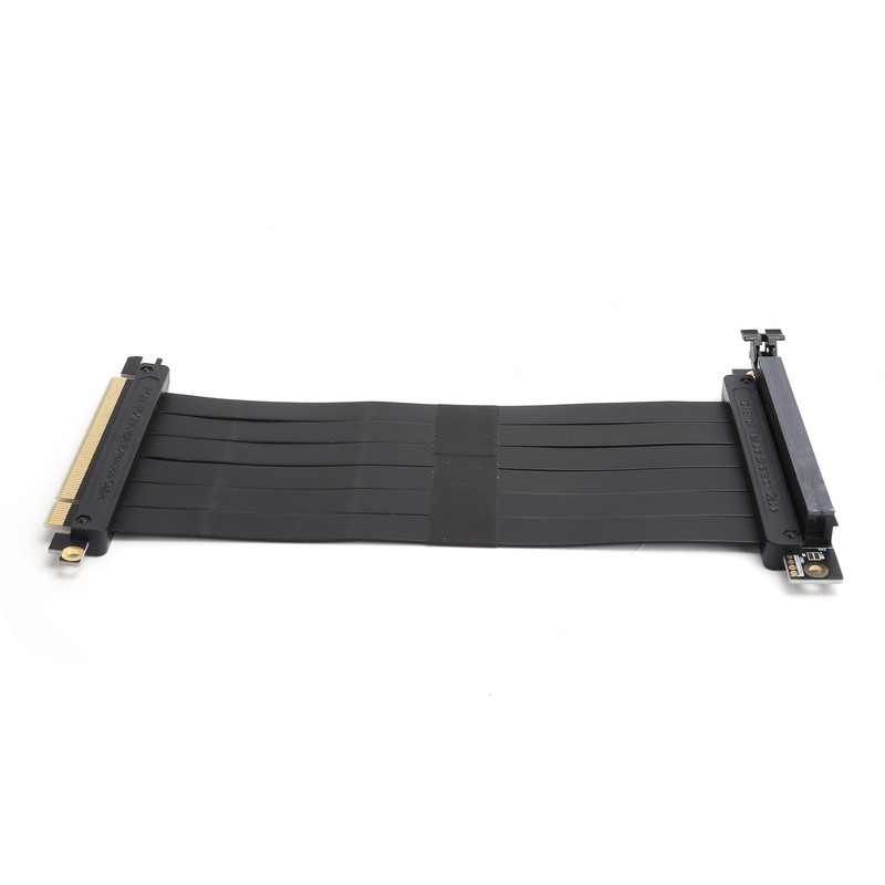 PCI-E 16X 90 Extension Cable Ear Button Slot Connection Ribbon