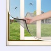 DIY Adjustable Size Magnetic Screen Door Kit (White Frame +