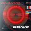 Donic Quattro A'Conda Soft Table Tennis Rubber (Red, 1.8mm)