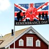 Lest We Forget Flag 5ft x 3ft, Poppy Flags with