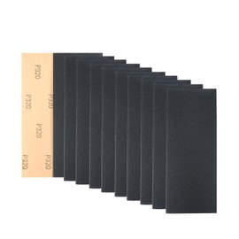 Tueascallk 30Pcs 9 x 3.6 Inchs 320 Grit Wet and Dry Handmade Universal Sanding Sheets, Suitable for Woodworking Furniture/Automobiles/Metal/Lacquer Polishing Sandpaper