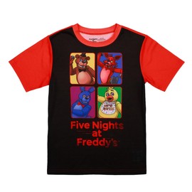 Bioworld Five Nights at Freddy's Youth 2-Piece Short-Sleeve Pajama Set-8 Multicolor