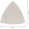 Bosch Professional 5x Expert M480 Sanding Net (for Hardwood, Paint