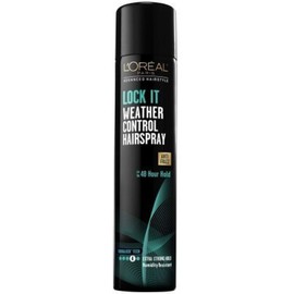 L'Oreal Advanced Hairstyle Lock It - Spray para el cabello con control de clima, agarre extrafuerte, 8.25 onzas (paquete de 7)