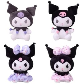 wiztex San-Rio Cuddly Toy - Cute Anime Plush Toy Gift for Kids and Fans for Christmas and Birthday Parties (4 Pcs Set)